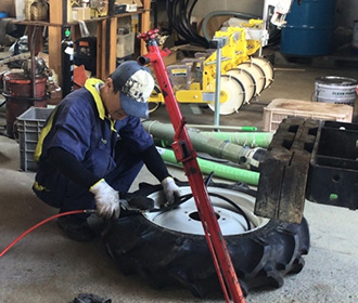 幅広い農機具の修理に対応